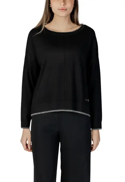Černý svetr Liu Jo s kulatým výstřihem