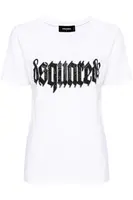 Dsquared2 bílé tričko s potiskem