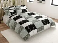 Krepové obliečky KASPARO BLEND sivé Rozmer obliečky: 70 x 90 cm | 140 x 200 cm