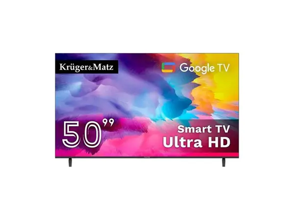 Televizor KRUGER & MATZ KM0250UHD-G SMART TV 50" - rozbaleno - kontrolně sestaveno a vyzkoušeno