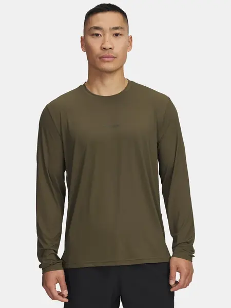 Pánské triko Under Armour Iso Chill LS-GRN