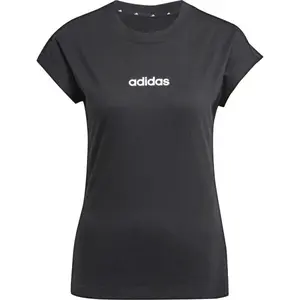 adidas ESSENTIALS LINEAR SINGLE Dámské triko, černá, velikost XXL