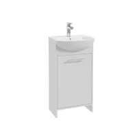 Skříňka s umyvadlem Karo 45 bílý