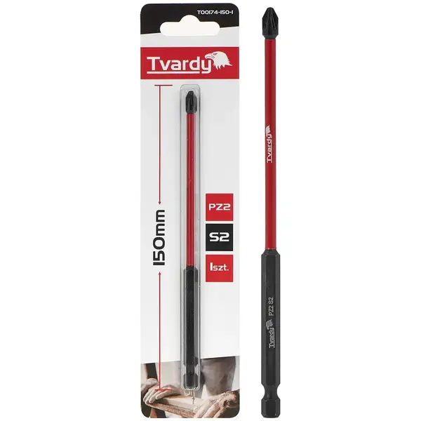 GEKO Bit úderový extra dlouhý S2 PZ2 x 150 mm - Tvardy