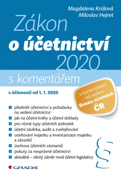 E-kniha: Zákon o účetnictví od Králová Magdalena