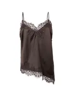 VERO MODA Top 'VMSALLY'  čokoládová