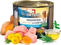 Konzerva Ontario Adult Monoprotein krůtí pate s batáty 200g