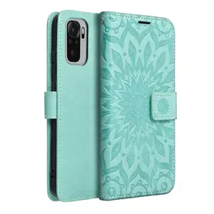 Flipové pouzdro MEZZO Book case pro Motorola Moto G56, mandala green