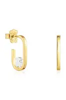 Pozlacené náušnice Tous