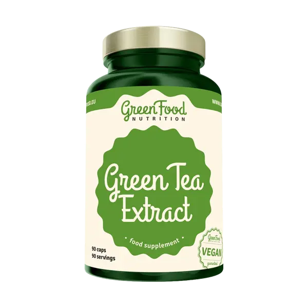 GREENFOOD NUTRITION Green Tea Extract 90 kapslí