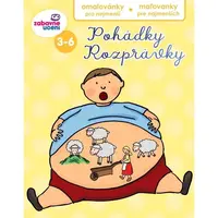 ZÁBAVNÉ UCENÍ POHÁDKY Dětská omalovánka, mix, velikost