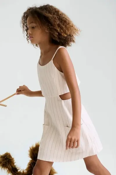 Dětská kombinéza s příměsí lnu Mayoral