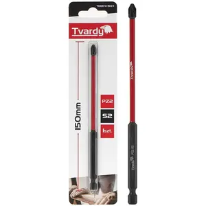 GEKO Bit úderový extra dlouhý S2 PZ2 x 150 mm - Tvardy