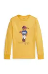 Dětské bavlněné tričko s dlouhým rukávem Polo Ralph Lauren