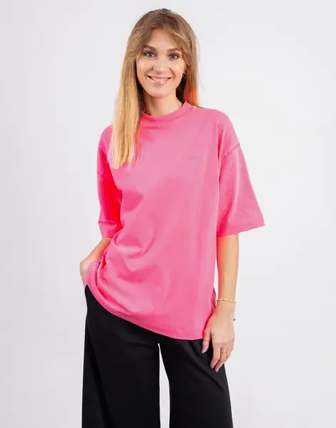 Tričko Carhartt WIP W' S/S Lumo T-Shirt Lumo pink garment dyed