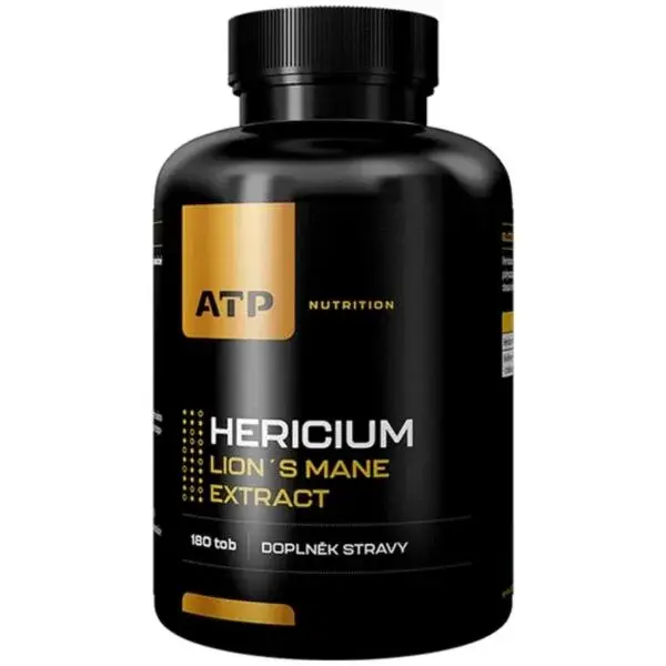ATP NUTRITION HERICIUM LION´S EXTRACT 180 TOBOLEK Funkční houby, černá, velikost