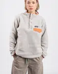 Patagonia W's LW Synch Snap-T P/O Oatmeal Heather w/Heirloom Peach S