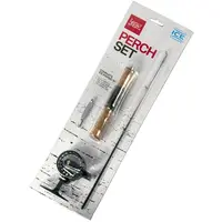 Lucky john prut na dírky ice fishing perch set 45 cm 1+1-díl