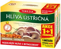 TEREZIA Hlíva ústřičná s rakytníkovým olejem 1+1 ZDARMA 120 kapslí