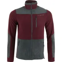 ALPINE PRO CLEW Pánska flísová mikina, vínová, veľkosť