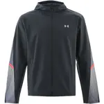 Under Armour VELOCITI STORM HOODED Pánská bunda na běhání, černá, velikost L