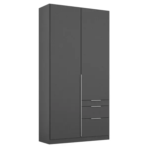 Rauch Möbel ŠATNÍ SKŘÍŇ S OTOČNÝMI DVEŘMI, šedá, 91/229/54 cm