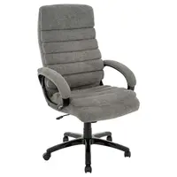 MID.YOU KANCELÁŘSKÉ KŘESLO, tkaná látka, šedá, černá