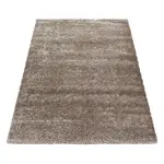 Novel KOBEREC S VYSOKÝM VLASEM, 160/230 cm, šedohnědá