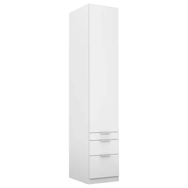 Rauch Möbel ŠATNÍ SKŘÍŇ S OTOČNÝMI DVEŘMI, bílá, 47/229/54 cm