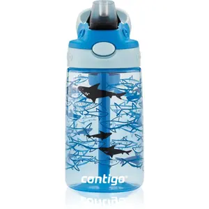 Contigo Easy Clean láhev na vodu pro děti Blue Sharks 420 ml
