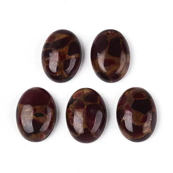Dyed Synthetic Gemstone Cabochons