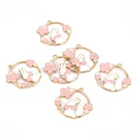 Eco-Friendly Alloy Enamel Pendants