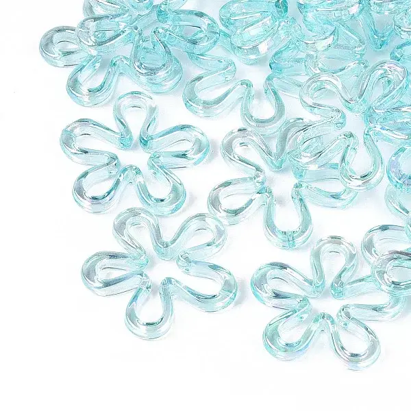 Plated UV Acrylic Beads