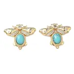 Brass Micro Pave Clear Cubic Zirconia Box Clasps