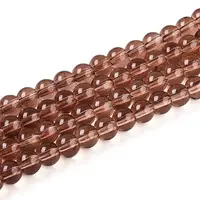 Baking Paint Transparent Glass Beads