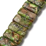 Synthetic Imperial Jasper Beads Strands