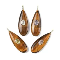 Natural Tiger Eye Pendants