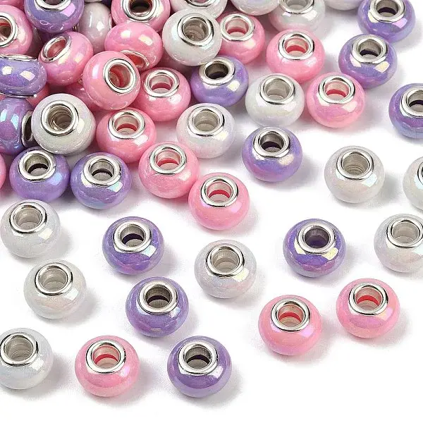Opaque Resin European Beads