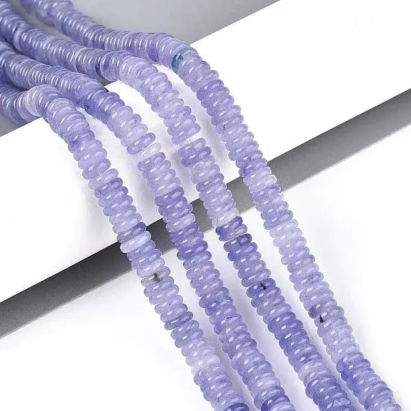 Dyed Natural White Jade Beads Strands