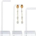 Transparent Acrylic Earring Display Stands