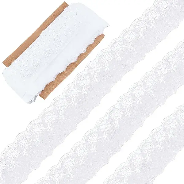 Cotton Hollow Embroidered Lace Trim