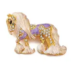 Horse Alloy Crystal Rhinestone Brooch