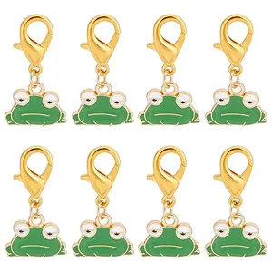 Alloy Enamel Frog Pendant Locking Stitch Markers