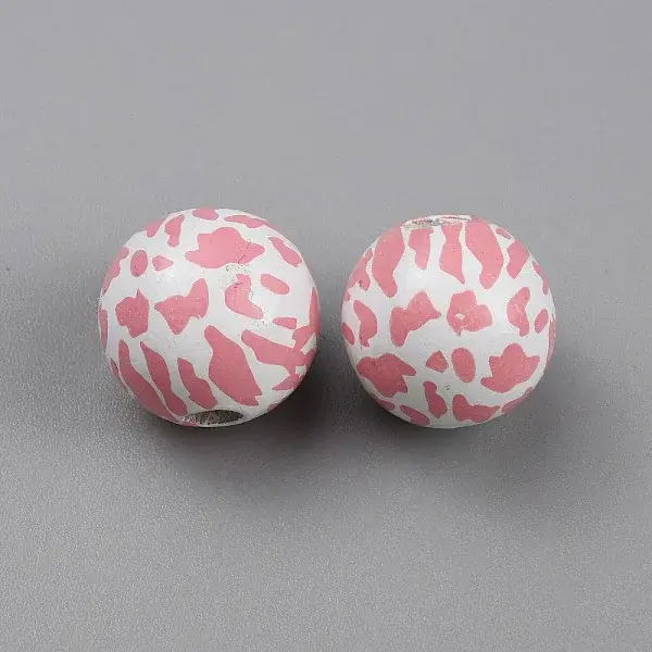 Printed Wood Beads