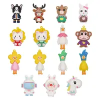 15Pcs 15 Styles Opaque Resin Big Pendants