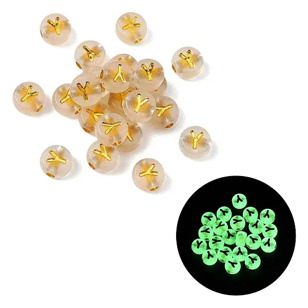 Luminous Transparent Acrylic Beads