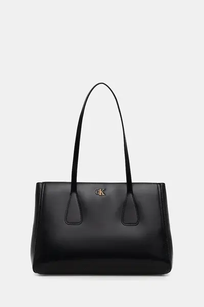 Kabelka Calvin Klein černá barva, LV04F3442G