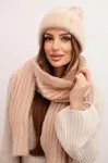Dámský set čepice a šála z měkké příze