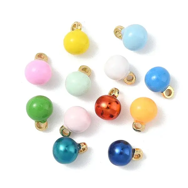 Brass Enamel Pendants