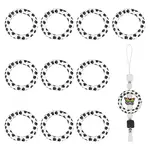 10Pcs Food Grade Eco-Friendly Silicone Pendants